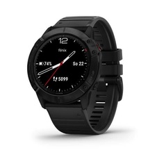 Garmin Fenix 6X PRO Glass, Black/Black Band (MAP/Music)