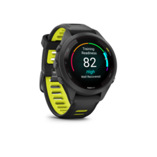 Forerunner 265S, luneta Black, pouzdro Black, řemínek silicone Black/Yellow - Forerunner265S_HR_1002.57