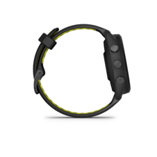 Forerunner 265S, luneta Black, pouzdro Black, řemínek silicone Black/Yellow - Forerunner265S_HR_1003