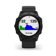 Garmin Fenix 6X PRO Glass, Black/Black Band (MAP/Music)