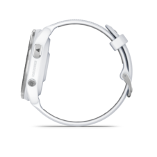Forerunner 965, titanová luneta, pouzdro White, řemínek silicone White/Grey - Forerunner965_HR_3005