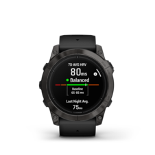 Garmin epix™ Pro (Gen 2) – Sapphire Edition | 51 mm, Carbon Gray DLC Titanium / Black Band - EpixPro51_HR_2001.39