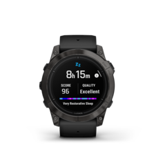 Garmin epix™ Pro (Gen 2) – Sapphire Edition | 51 mm, Carbon Gray DLC Titanium / Black Band - EpixPro51_HR_2001.80