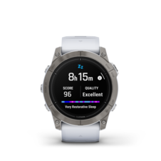 Garmin epix™ Pro (Gen 2) – Sapphire Edition | 51 mm, Titanium / Whitestone Band - EpixPro51_HR_3001.80