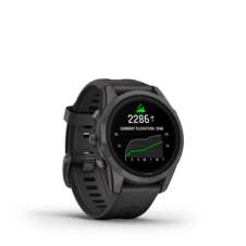 Garmin epix™ Pro (Gen 2) – Sapphire Edition | 42 mm, Carbon Gray DLC Titanium / Black Band - EpixPro42_HR_3002.3