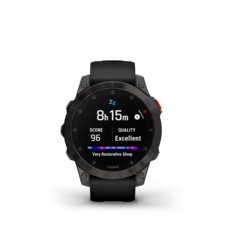 Garmin epix™ (Gen 2) – Sapphire Edition | 47 mm, Black Titanium / Black Band - epix2_HR_2001.28