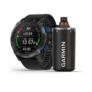 Garmin Descent Mk2i Bundle, Titan Carbon Gray DLC/Black Silicone Band - bundle