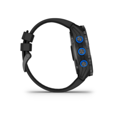Garmin Descent Mk2i Bundle, Titan Carbon Gray DLC/Black Silicone Band - DescentMk2i_HR_1003