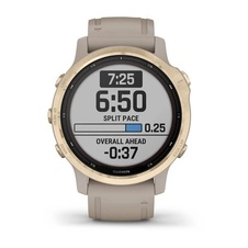 Garmin Fenix 6S PRO Solar, LightGold/Sand Band (MAP/Music)