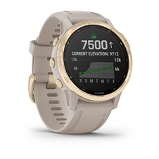 Garmin Fenix 6S PRO Solar, LightGold/Sand Band (MAP/Music)