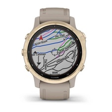 Garmin Fenix 6S PRO Solar, LightGold/Sand Band (MAP/Music)