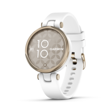 Garmin Lily – Sport Edition, Luneta v barvě Cream Gold, tělo White, silikonový řemínek - Lily_HR_1000.1