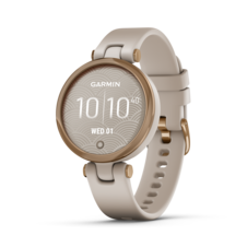 Garmin Lily – Sport Edition, Luneta v barvě Rose Gold, tělo Light Sand, silikonový řemínek - Lily_HR_2000.1