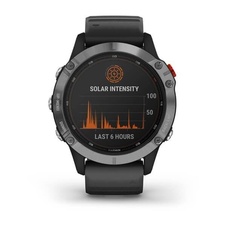 Garmin Fenix 6 Solar, Silver/Black Band