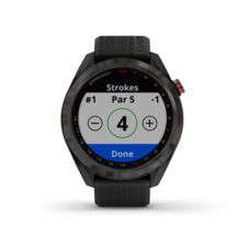 Garmin Approach S42, Gray/Black Silicone band - ApproachS42_HR_1001.7