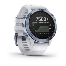 Garmin Fenix 6 PRO Solar, Titanium Blue/White Band (MAP/Music)