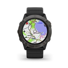 Garmin Fenix 6X PRO Solar, TitaniumGrayDLC/Black Band (MAP/Music)