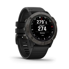 Garmin Fenix 6X PRO Solar, TitaniumGrayDLC/Black Band (MAP/Music)