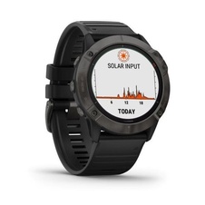 Garmin Fenix 6X PRO Solar, TitaniumGrayDLC/Black Band (MAP/Music)