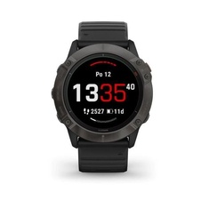 Garmin Fenix 6X PRO Solar, TitaniumGrayDLC/Black Band (MAP/Music)
