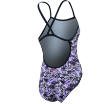 ZONE3 Dámské plavky - Strap Back Costume Pacific Koa - Black / Green - Snímek obrazovky 2025-07-18 v 11.07.57