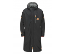 ZONE3 Oversized Polar Fleece Parka Robe Jacket - Black / Orange - Snímek obrazovky 2025-07-18 v 21.00.15