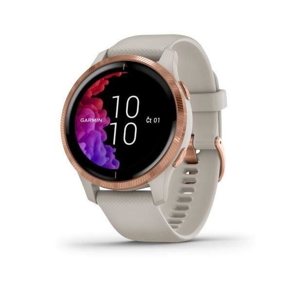 Garmin Venu RoseGold/Sand Band