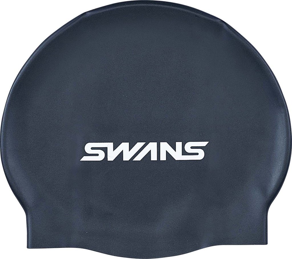  Plavecká čepice Swans - Černá
