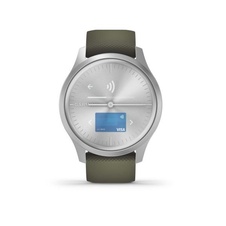 Garmin Vivomove 3 Style, Silver/Green Band