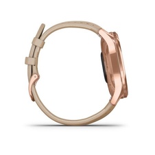 Garmin Vivomove 3 Luxe, 18K RoseGold/SandLeather Band