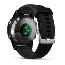 Garmin fenix5S Plus Sapphire Silver, Black Band