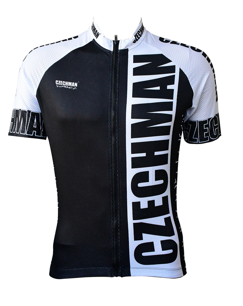 Cyklistický dres - Bílá - Cyklistický dres zepředu