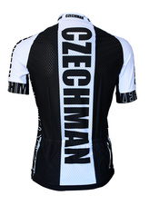 Cyklistický dres RACE - Bílá - Cyklistický dres race zezadu