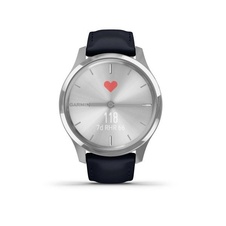 Garmin Vivomove 3 Luxe, Silver/BlueLeather Band