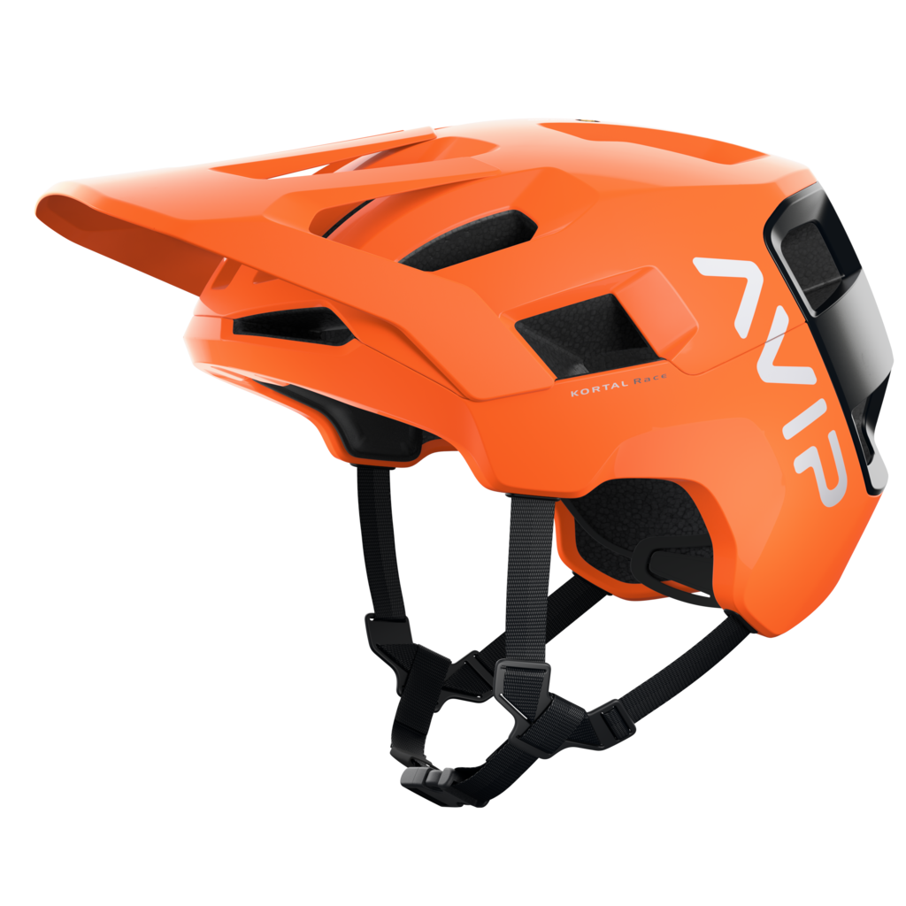 Cyklistická helma POC Kortal Race MIPS Fluorescent Orange AVIP/Uranium Black Matt - POC_Kortal_Race_Mips_Avip_ZinkOrange_SHINY_v004.0001