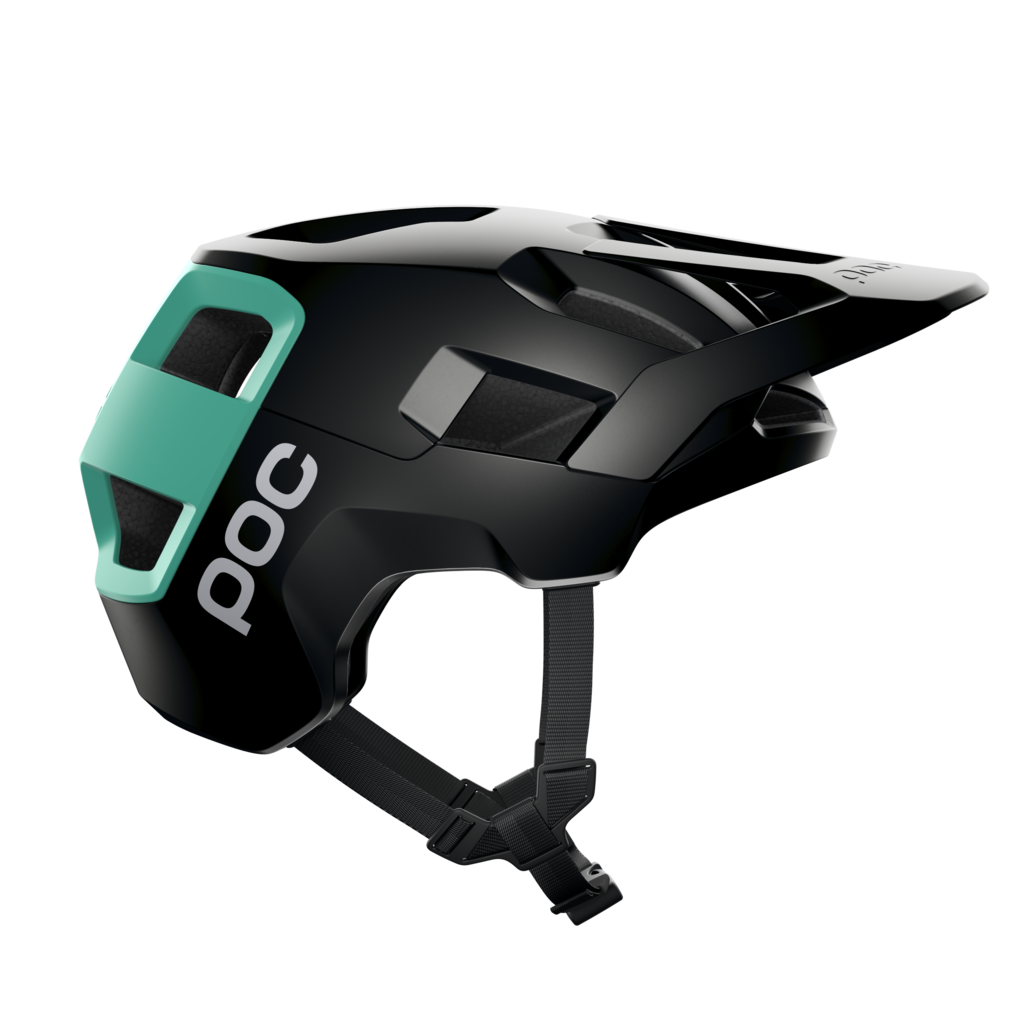 Cyklistická helma POC Kortal Uranium Black/Fluorite Green Matt - 10524_Kortal_8341_UraniumBlack_FluoriteGreenMatt_right