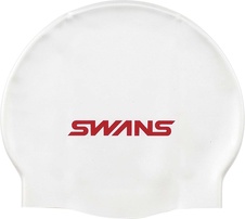 Plavecká čepice Swans - Bílá