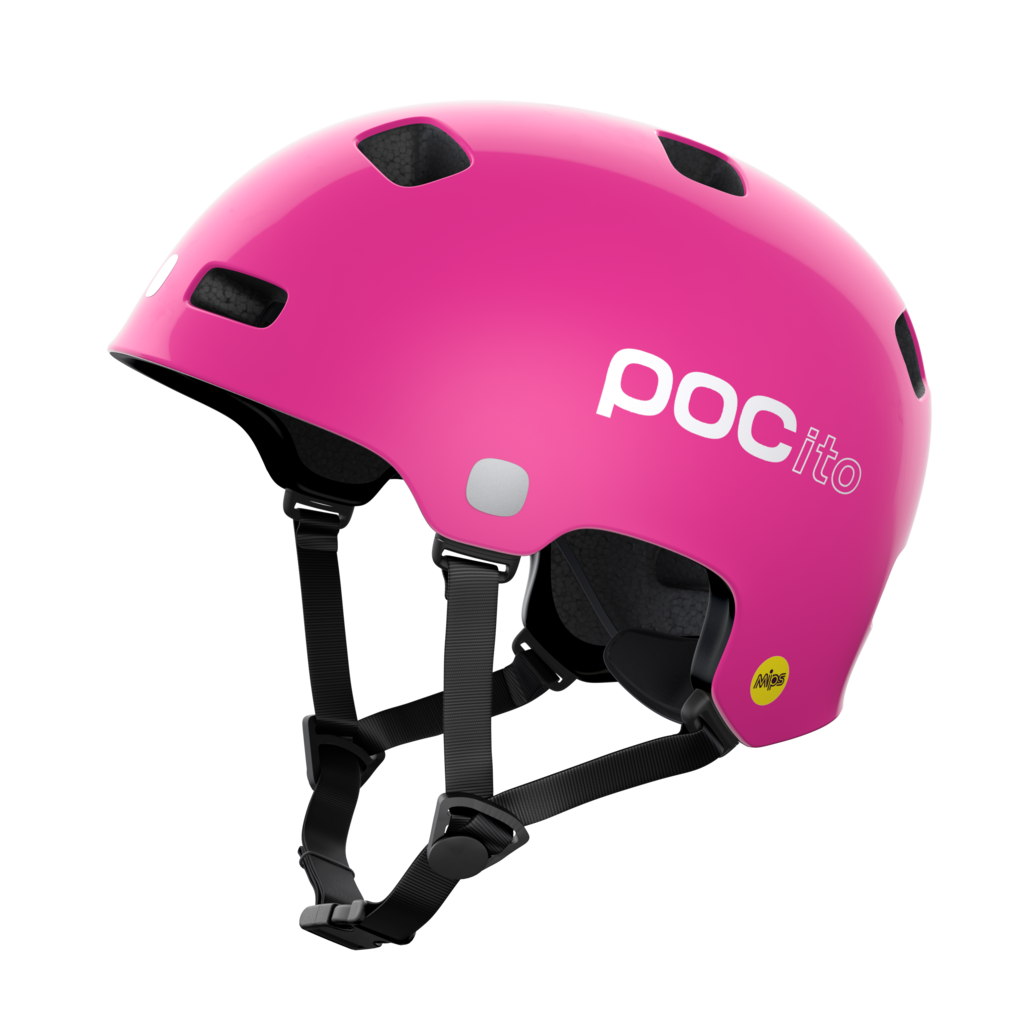 Dětská cyklistická helma POC POCito Crane MIPS Fluorescent Pink - POC_CraneMipsPocito_EthylenePink_v010.0001