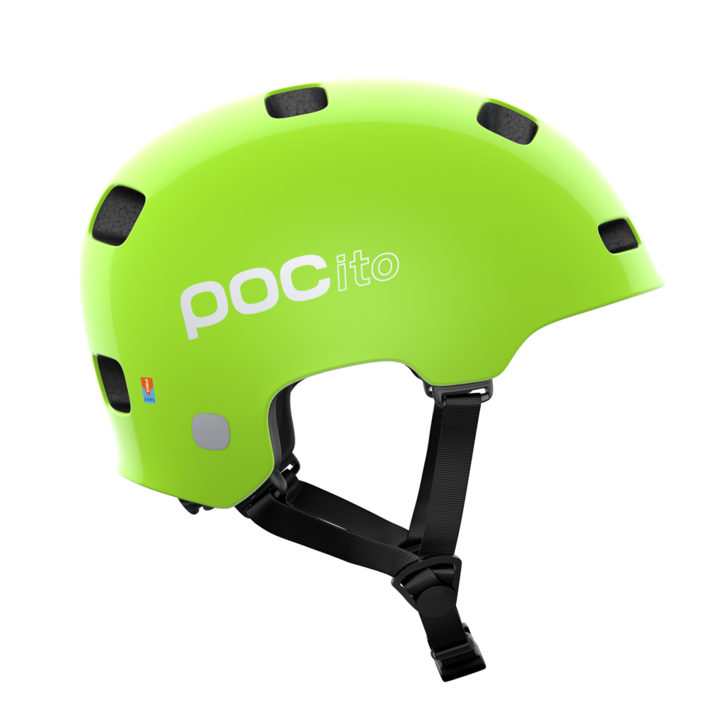 Dětská cyklistická helma POC POCito Crane MIPS Fluorescent Yellow/Green - POC_CraneMipsPocito_FluoLimeGreen_v009.0003