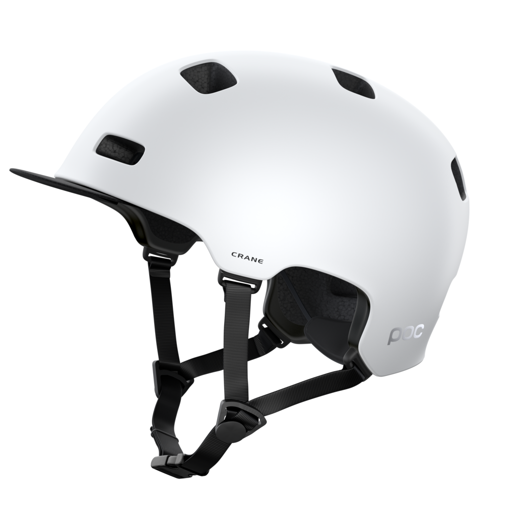 Cyklistická helma POC Crane MIPS Matt White - POC_CraneMips_HydrogenWhite_Cap_v009.0001