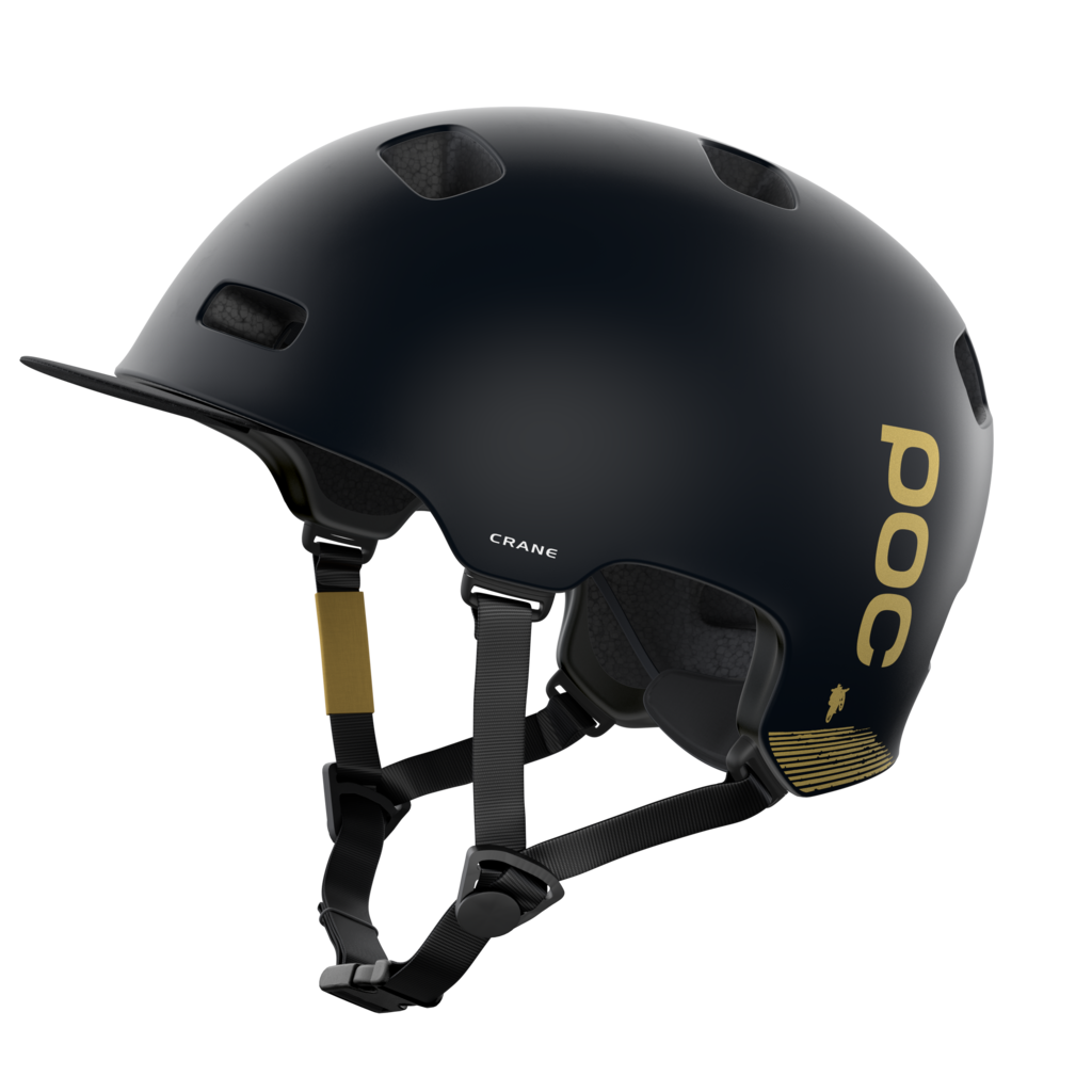 Cyklistická helma POC Crane MIPS Fabio Ed. Uranium Black Matt/Gold - Jn0Ipgog