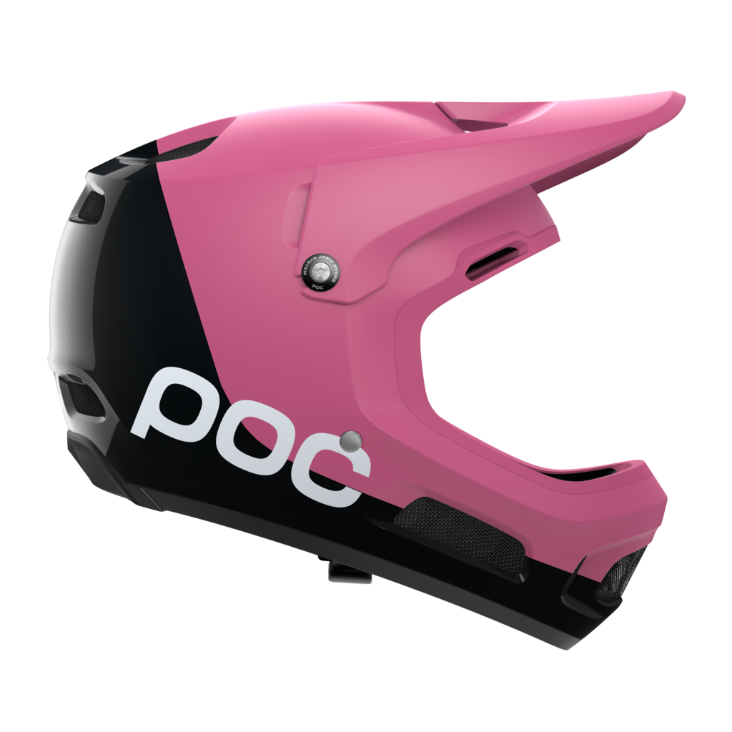 Integrální helma POC Coron Air SPIN Actinium Pink/Uranium Black Matt - 10663_CoronAirSPIN_8338_ActiniumPink_UraniumBlackMatt_right