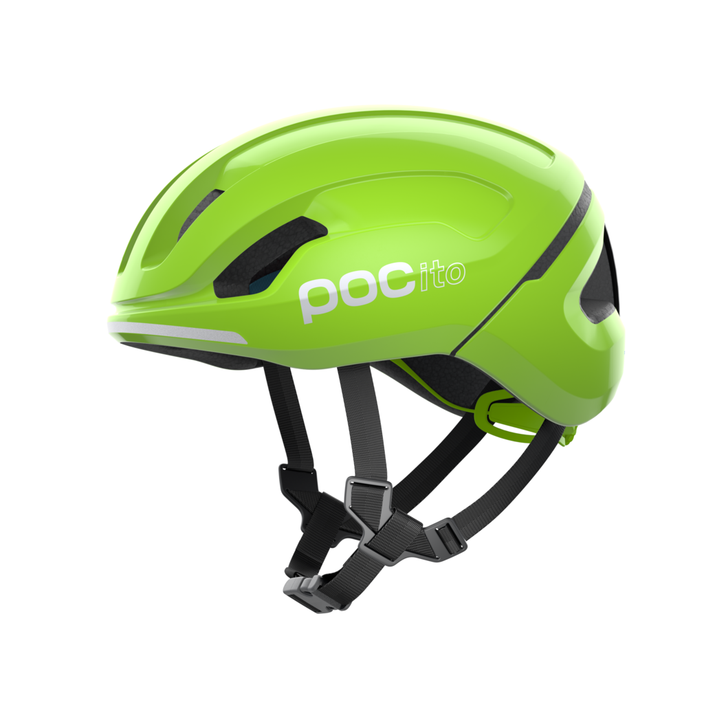 Cyklistická helma POC POCito Omne SPIN Fluorescent Yellow/Green - 10726_POCitoOmneSPIN_8234_Fluorescent_YellowGreen_left