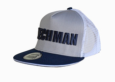 SNAPBACK Czechman - Šedivo-modrá