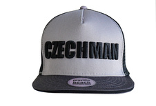 Kšiltovka SNAPBACK CZECHMAN - Černo-šedivá - SNAPBACK Czechman - Černo-šedivá