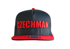 Kšiltovka SNAPBACK CZECHMAN - Červeno-černá - Kšiltovka SNAPBACK Czechman - červeno-černá