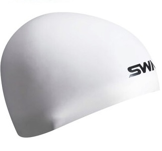 Plavecká čepice Swans SA-10 - Bílá  - Plavecká čepice Swans SA-10 - Bílá 