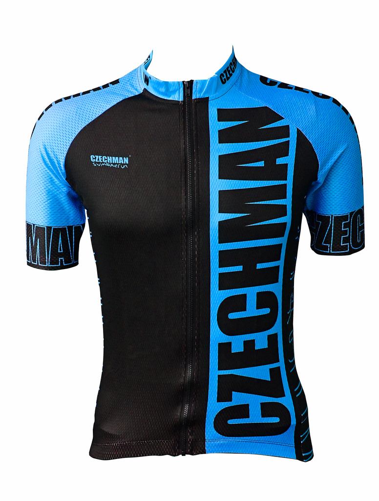 Cyklistický dres - Modrá - Cyklistický dres zepředu