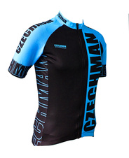 Cyklistický dres - Modrá - Cyklistický dres strana