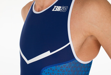 Pánská kombinéza Z3ROD RACER TRISUIT  - RACER_TRISUIT_MAN_DARK-BLUE-WHITE_DETAIL_chest